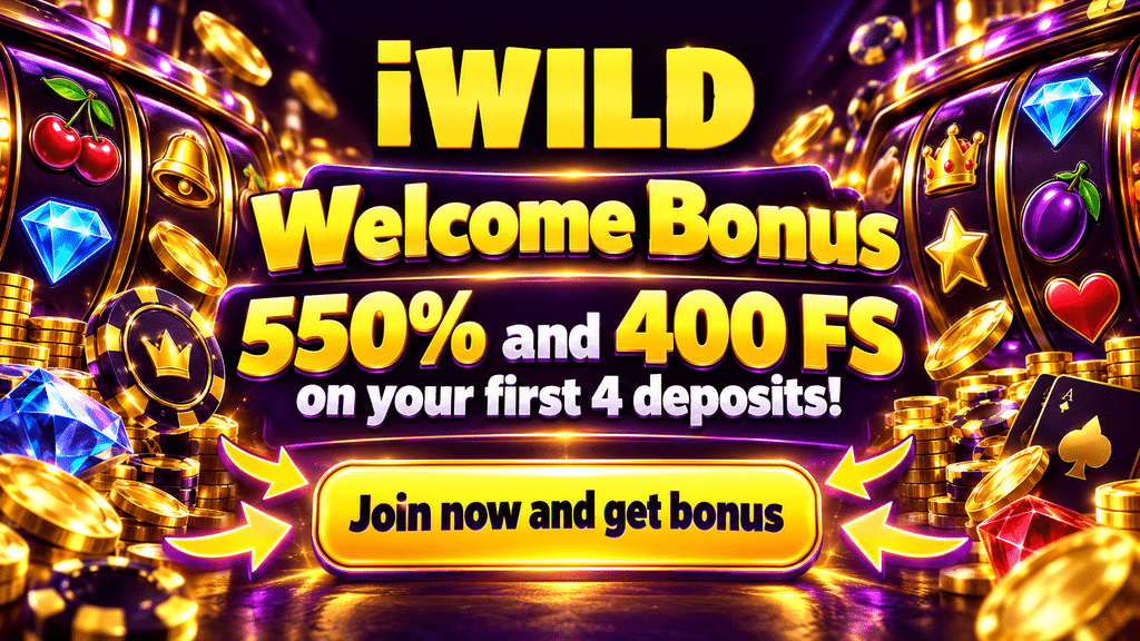 Iwild welcome bonus