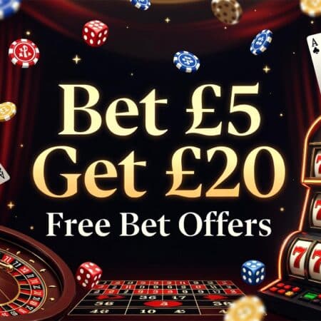 Bet £5 Get £20 Free Bet Offers | 5 Pound Free Bet