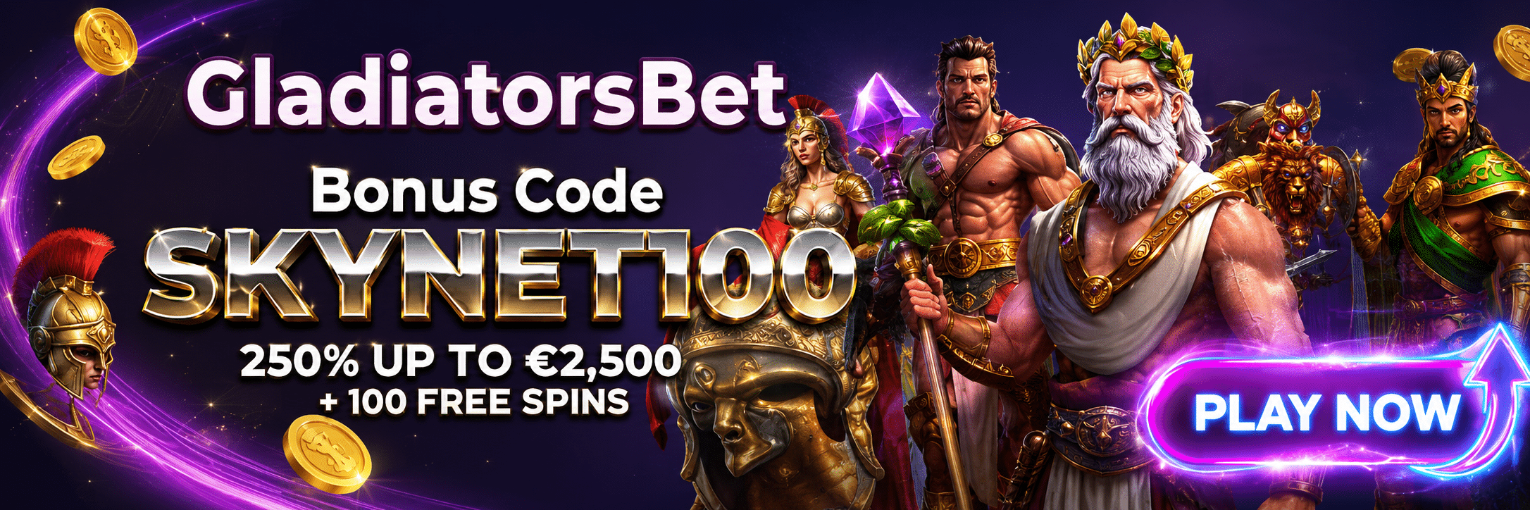 GladiatorsBet Bonus Code skynet100