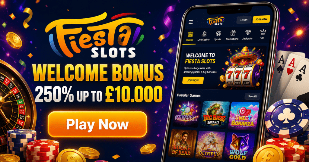Fiesta slots welcome bonus
